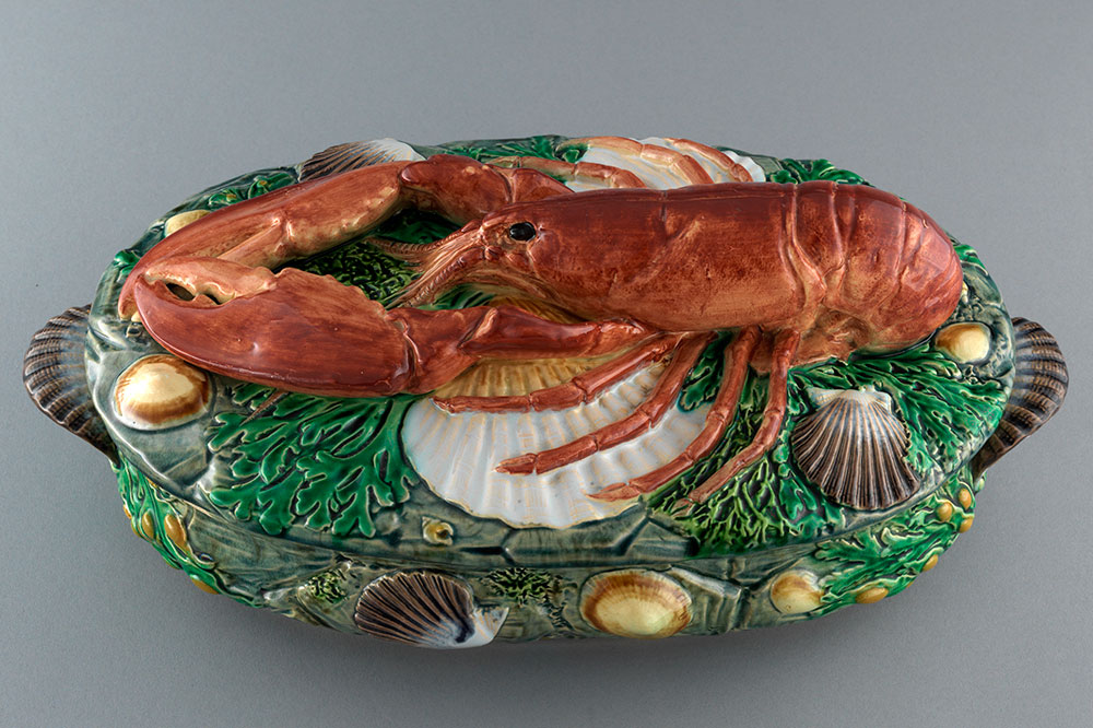 Lobster Dish, designed in 1868 by Matilda Charsley, made in 1869 by Minton & Co.