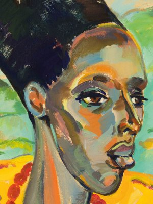 Congo Woman (detail; 1942), Irma Stern.