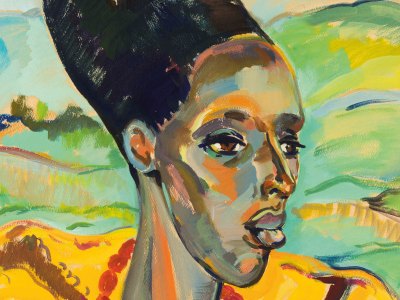 Congo Woman (detail; 1942), Irma Stern.