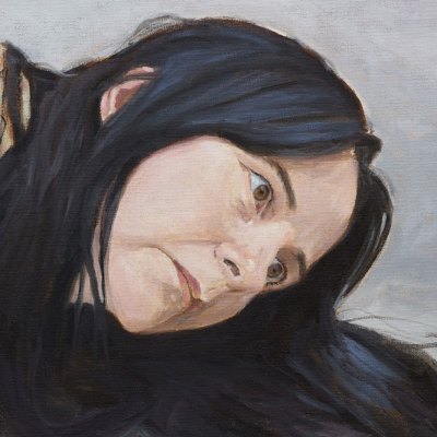 Untitled (lockdown portrait) (detail; 2020), Gillian Wearing.