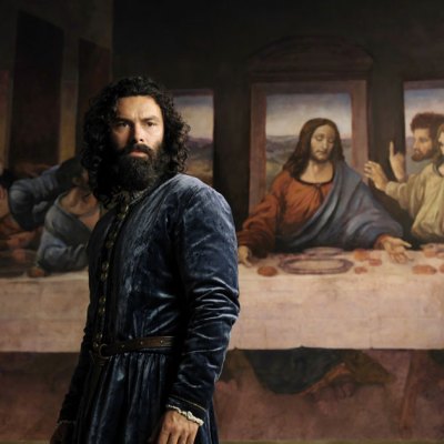 Aidan Turner in ‘Leonardo’, which launches on 16 April on Prime Video