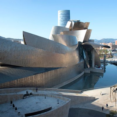 Basque in glory: the Guggenheim Bilbao photographed in 2020.