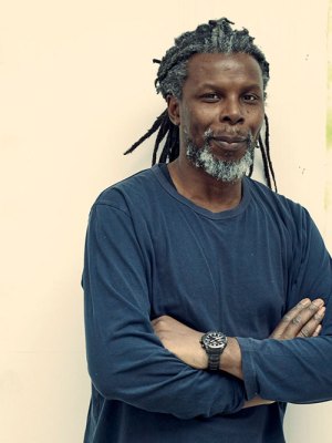 Hurvin Anderson in his studio.