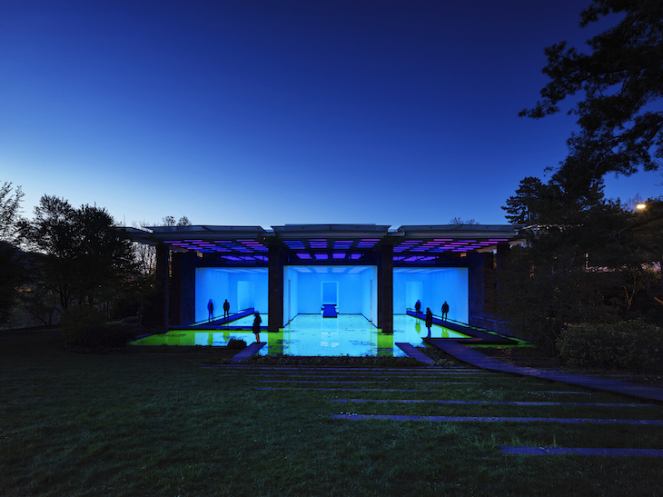 Installation view of ‘Olafur Eliasson: Life’ at the Fondation Beyeler, Riehen, 2021.