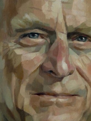Jonathan Yeo's portrait of Prince Philip from 2006 (detail).