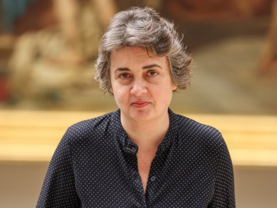 Laurence des Cars at the Musée d’Orsay in May 2021.