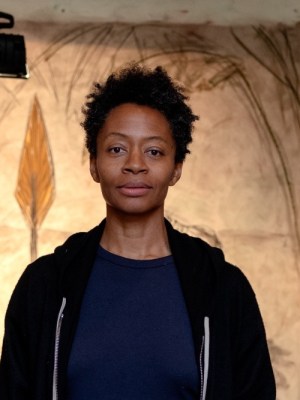 Kara Walker photographed in her studio in 2019 (detail).