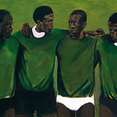 Complication (detail; 2013), Lynette Yiadom-Boakye. Private collection.