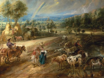 The Rainbow Landscape (detail; c. 1636), Peter Paul Rubens.