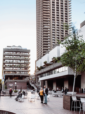 The Barbican Centre in London.