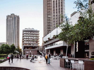 The Barbican Centre in London.