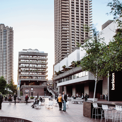 The Barbican Centre in London.