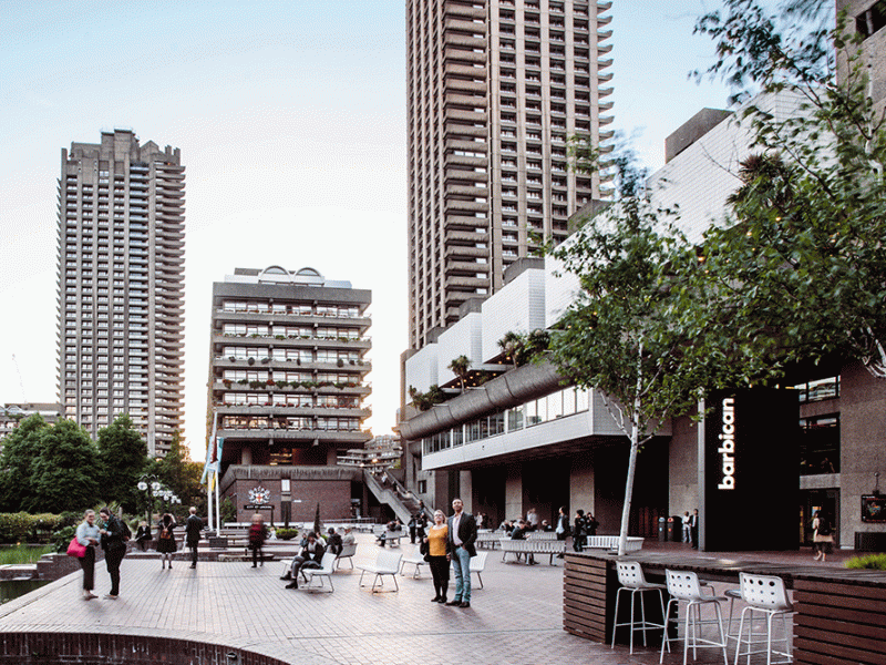 The Barbican Centre in London.