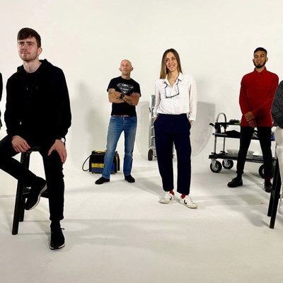 Six pack: the contestants in Great British Photography Challenge.