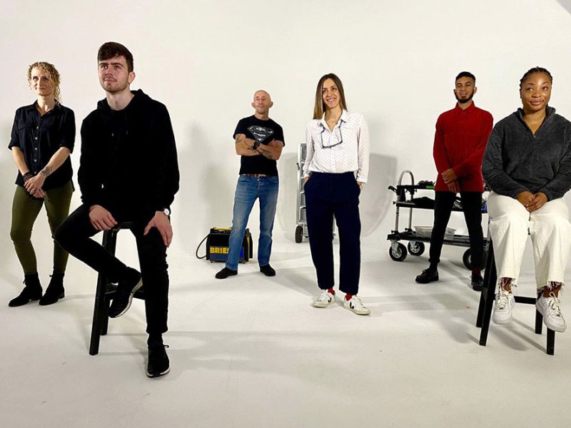 Six pack: the contestants in Great British Photography Challenge.