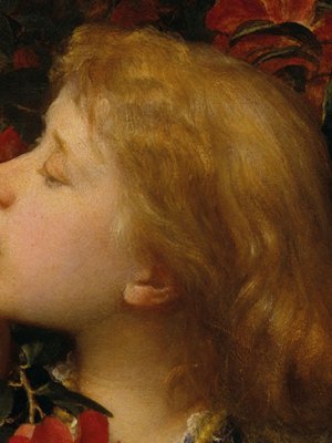 Ellen Terry (‘Choosing’) (detail; 1864), George Frederic Watts. National Portrait Gallery, London