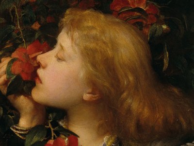 Ellen Terry (‘Choosing’) (detail; 1864), George Frederic Watts. National Portrait Gallery, London