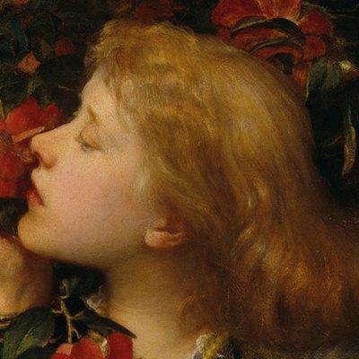 Ellen Terry (‘Choosing’) (detail; 1864), George Frederic Watts. National Portrait Gallery, London