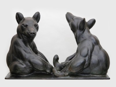 Two Sitting Cubs (1903/4), August Gaul.