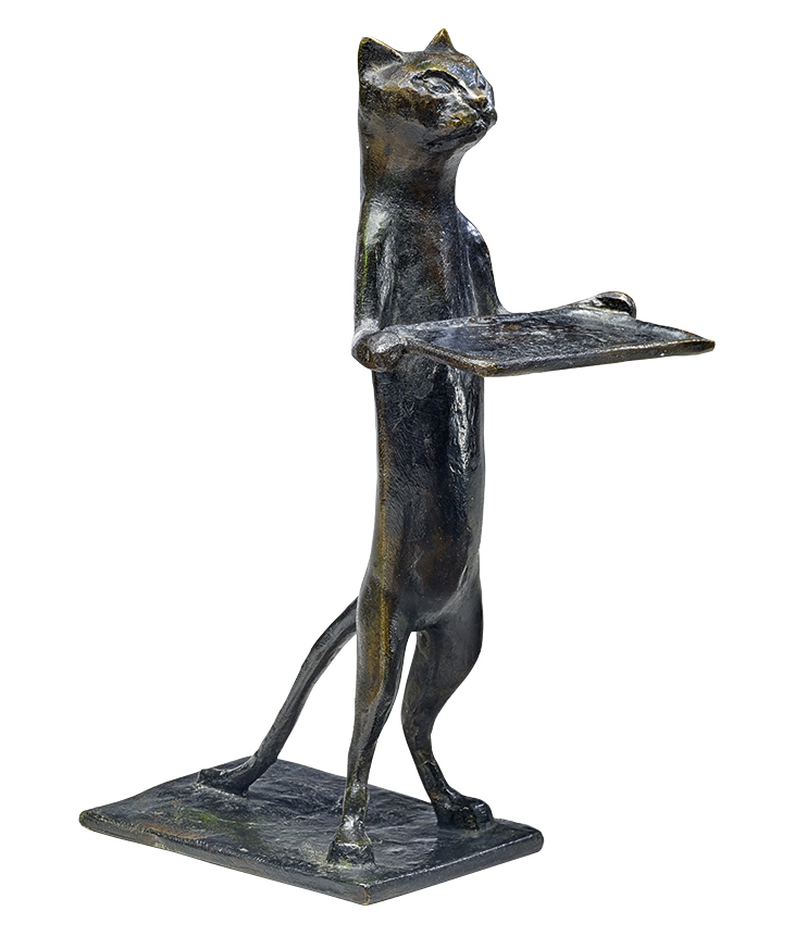 Chat maître d’hôtel (1967), Diego Giacometti.