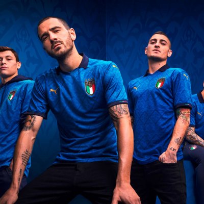 Renaissance lads: Puma’s FIGC home kit