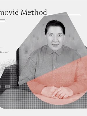 Star gazing: still from the Abramovic Method by Marina Abramovic, designed by WeTransfer