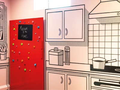 The ‘Table Talk’ room at the Museum of the Home, London. Photo: Em Fitzgerald