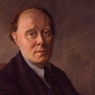 Clive Bell (detail; c. 1924), Roger Fry. National Portrait Gallery, London