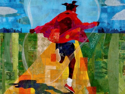 Golden (detail; 2009), Ekua Holmes.