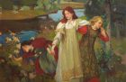 There were Three Maidens pu’d a Flower (c. 1897), Charles H. Mackie. City Art Centre, Museums & Galleries Edinburgh.