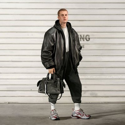 Sales force? Justin Bieber for Balenciaga’s Fall 2021 ready-to-wear collection.