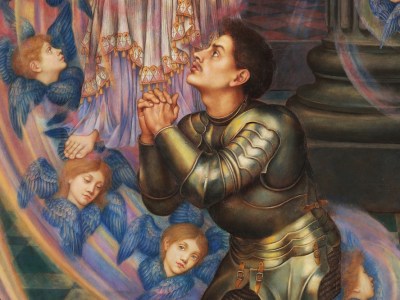 Our Lady of Peace (detail; 1907), Evelyn De Morgan.
