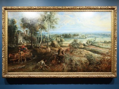 An Autumn Landscape with a View of Het Steen in the Early Morning