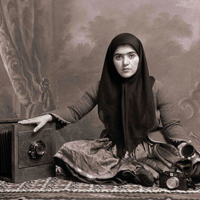 Qajar #19 (1998), Shadi Ghadirian.
