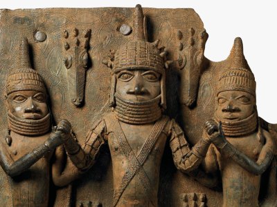 Plaque (16th–17th century), Benin City. Photo: © Trustees of the British Museum, London