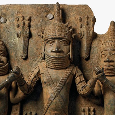 Plaque (16th–17th century), Benin City. Photo: © Trustees of the British Museum, London