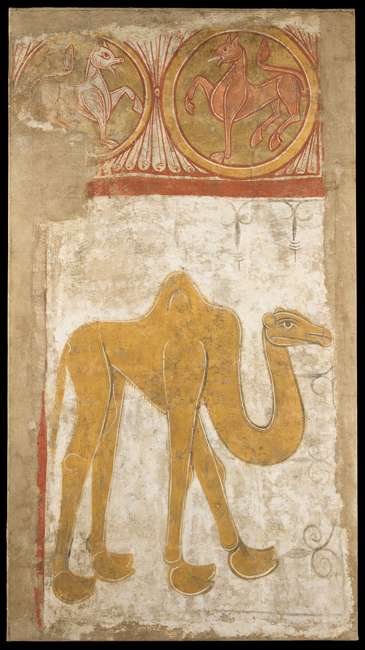 Camel from the Church of San Baudelio de Berlanga (first half 12th century; possibly 1129–34), made in Castile-León, Spain.