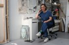 Kaye Donachie in her London studio