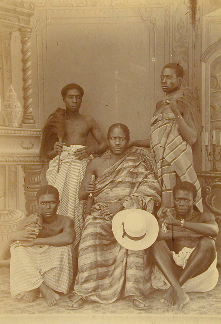 Portrait of five man (c. 1880–85), Lutterodt and Son Studio. Metropolitan Museum of Art