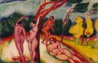 Landscape (detail; 1912), Max Pechstein.