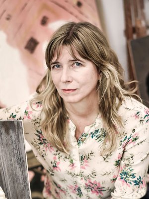 Mamma Andersson photographed in her studio in Stockholm in 2014.