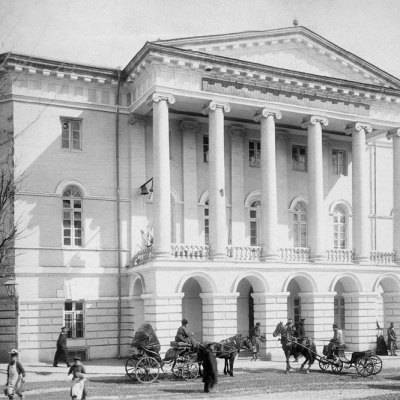 The building now home to the Shalva Amiranashvili Museum of Fine Arts, Tbilisi, shown in a 19th-century photo.