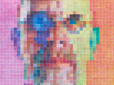 Self-Portrait I (2015), Chuck Close.