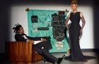 Jay-Z and Beyoncé pose with Basquiat’s ‘Equals Pi’ (1982) in Tiffany’s ‘About Love’ campaign.