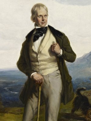 Sir Walter Scott (detail; c. 1844), William Allan. National Galleries Scotland