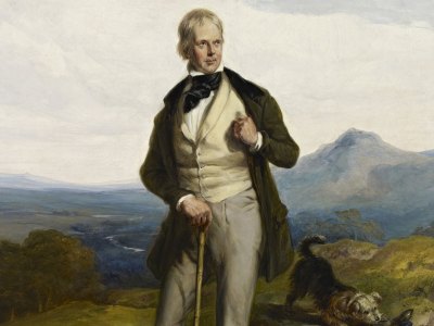 Sir Walter Scott (detail; c. 1844), William Allan. National Galleries Scotland