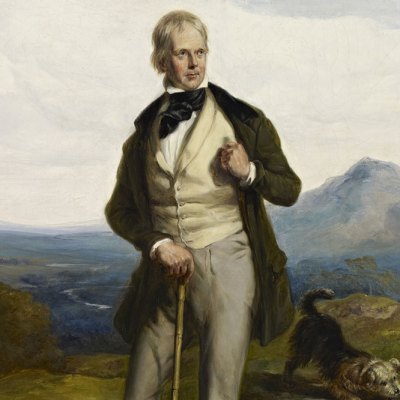 Sir Walter Scott (detail; c. 1844), William Allan. National Galleries Scotland
