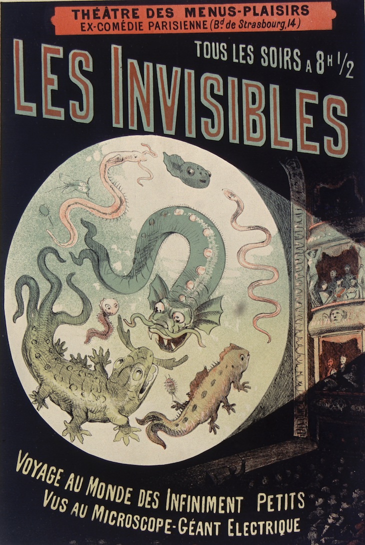 Théâtre des Menus-Plaisirs... tous les soirs à 8 h 1⁄2 Les Invisibles (1883), Emile Lévy. 