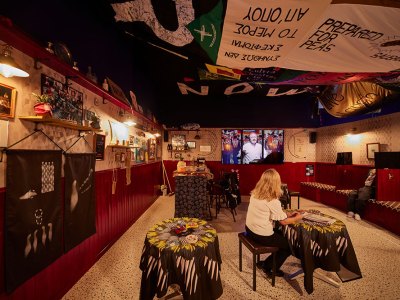 Installation view, Array Collective at the Turner Prize 2021, Herbert Art Gallery and Museum, Coventry.