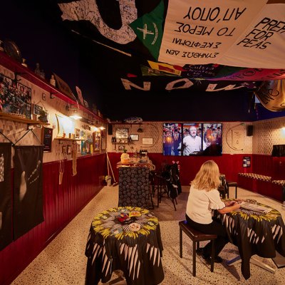 Installation view, Array Collective at the Turner Prize 2021, Herbert Art Gallery and Museum, Coventry.